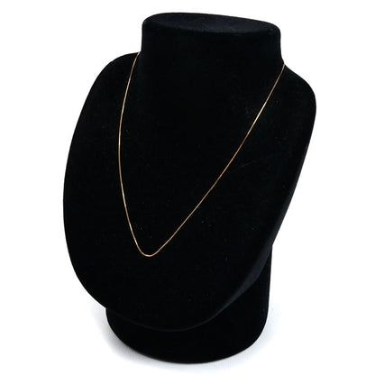 K18PG ピンクゴールド ネックレス ベネチアン 1.2g 40cm レディース【中古】