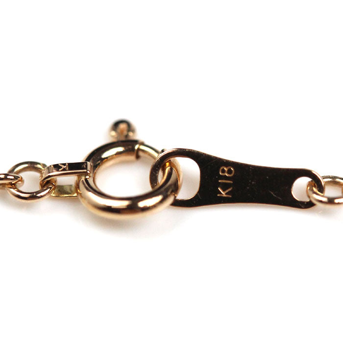 K18PG ピンクゴールド ネックレス ベネチアン 0.9g 40cm レディース【中古】