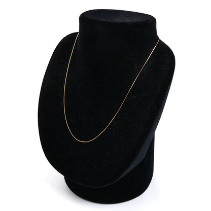 K18PG ピンクゴールド ネックレス ベネチアン 0.9g 40cm レディース【中古】