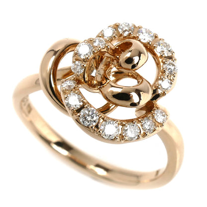 Vendome Aoyama ヴァンドーム青山 K18PG ピンクゴールド リング・指輪 ダイヤモンド0.27ct 11号 4.3g レディース【中古】