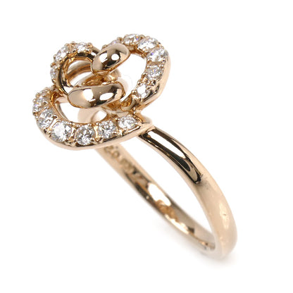 Vendome Aoyama ヴァンドーム青山 K18PG ピンクゴールド リング・指輪 ダイヤモンド0.27ct 11号 4.3g レディース【中古】