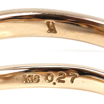 Vendome Aoyama ヴァンドーム青山 K18PG ピンクゴールド リング・指輪 ダイヤモンド0.27ct 11号 4.3g レディース【中古】
