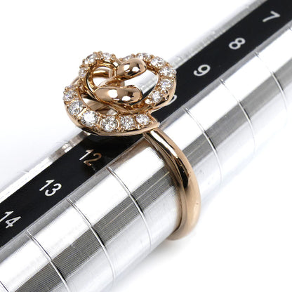 Vendome Aoyama ヴァンドーム青山 K18PG ピンクゴールド リング・指輪 ダイヤモンド0.27ct 11号 4.3g レディース【中古】