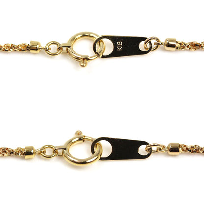 K18YG イエローゴールド ネックレス 3.7g 40cm ねじりベネチアンチェーン レディース【中古】