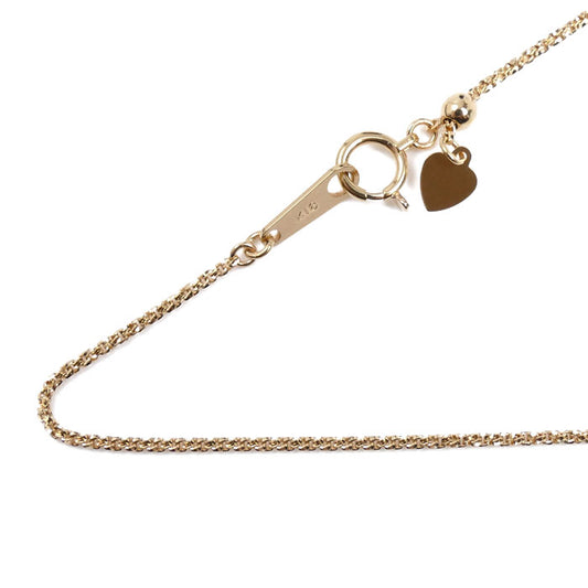 K18PG ピンクゴールド ネックレス 3.3g ～45cm ブイカットベネチアンチェーン レディース【中古】