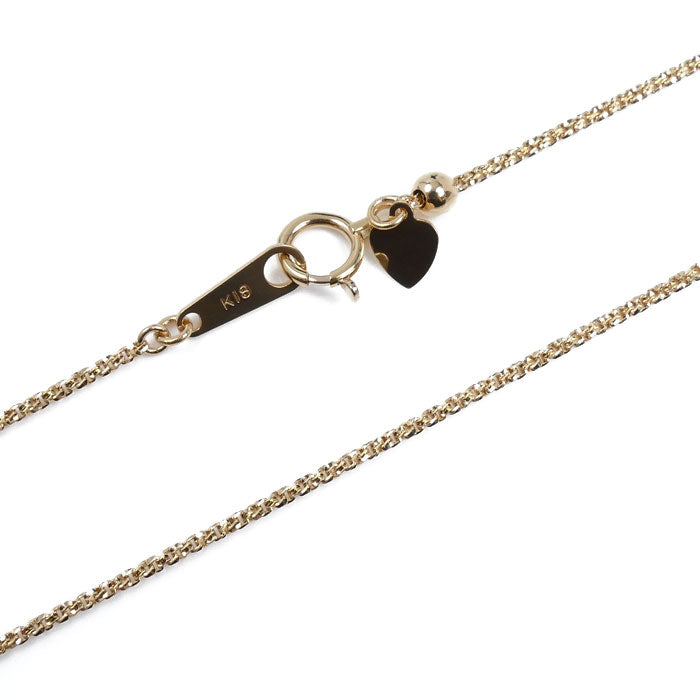 K18PG ピンクゴールド ネックレス 3.3g ～45cm ブイカットベネチアンチェーン レディース【中古】