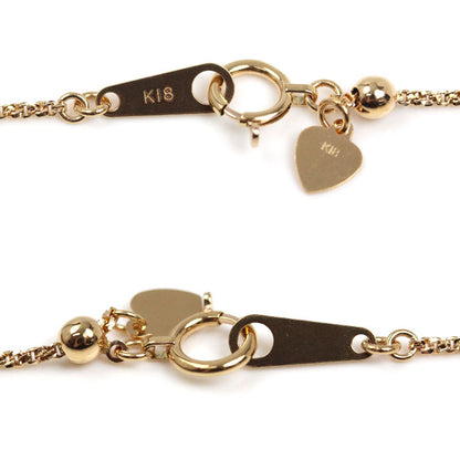 K18PG ピンクゴールド ネックレス 3.3g ～45cm ブイカットベネチアンチェーン レディース【中古】