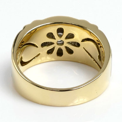 K18YG/Pt900 リング・指輪 ダイヤモンド0.28ct 22号 12.8g メンズ【中古】