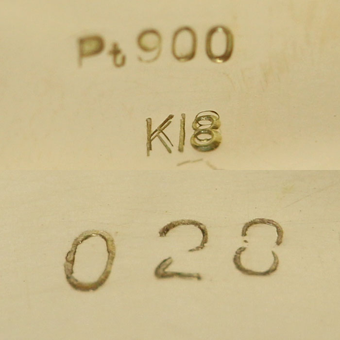 K18YG/Pt900 リング・指輪 ダイヤモンド0.28ct 22号 12.8g メンズ【中古】