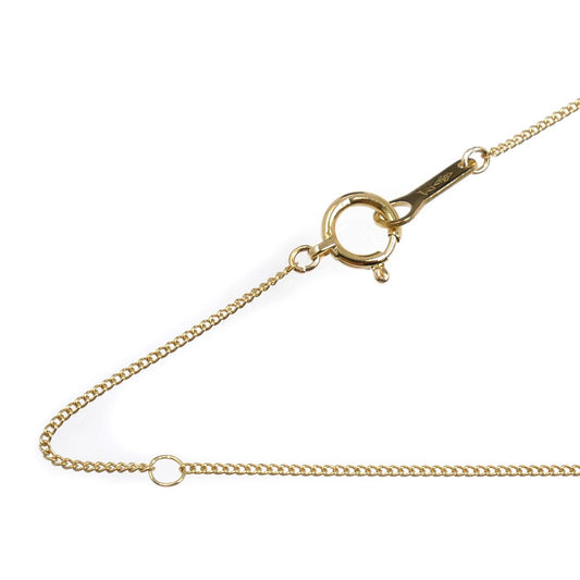 K18YG イエローゴールド ネックレス 喜平2面カット 1.3g 40cm レディース【中古】