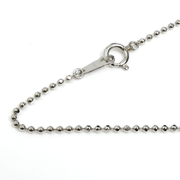 Pt850プラチナ ネックレス ボール 4.2g 40cm レディース【中古】