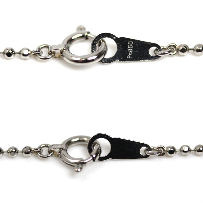 Pt850プラチナ ネックレス ボール 4.2g 40cm レディース【中古】