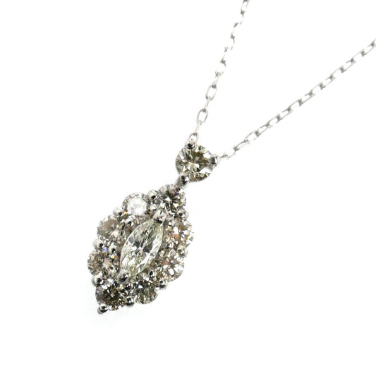 Pt900/850 ネックレス ダイヤモンド0.30ct 1.2g 40cm レディース【中古】