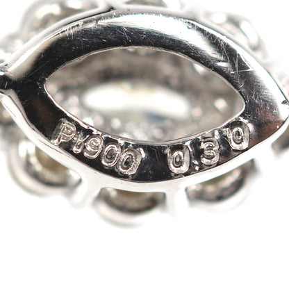 Pt900/850 ネックレス ダイヤモンド0.30ct 1.2g 40cm レディース【中古】