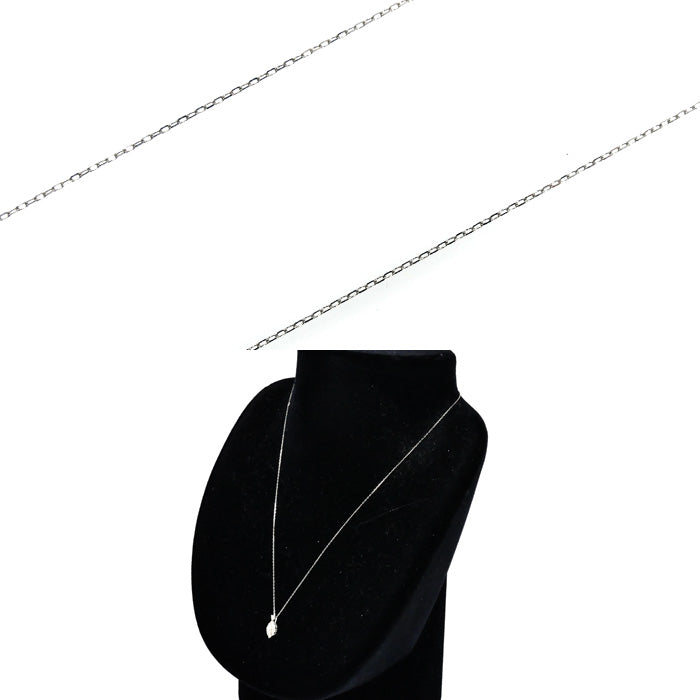 Pt900/850 ネックレス ダイヤモンド0.30ct 1.2g 40cm レディース【中古】