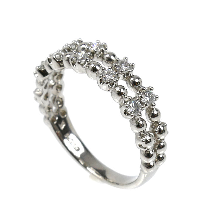 Vendome Aoyama ヴァンドーム青山 Pt950プラチナ リング・指輪 ダイヤモンド0.3ct 13号 4.3g レディース【中古】【美品】