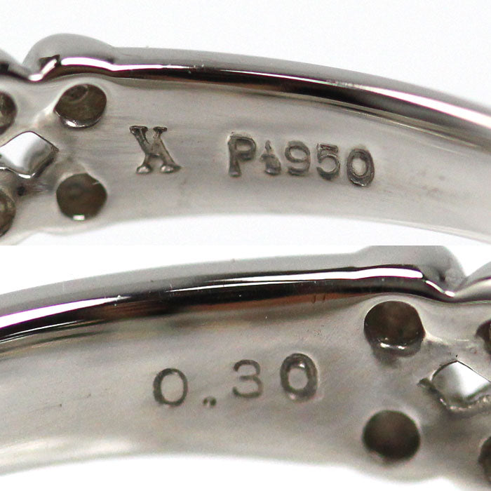Vendome Aoyama ヴァンドーム青山 Pt950プラチナ リング・指輪 ダイヤモンド0.3ct 13号 4.3g レディース【中古】【美品】