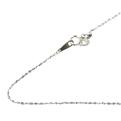 Pt850プラチナ デザイン ネックレス 2.0g ～45cm フリーチェーン レディース【中古】