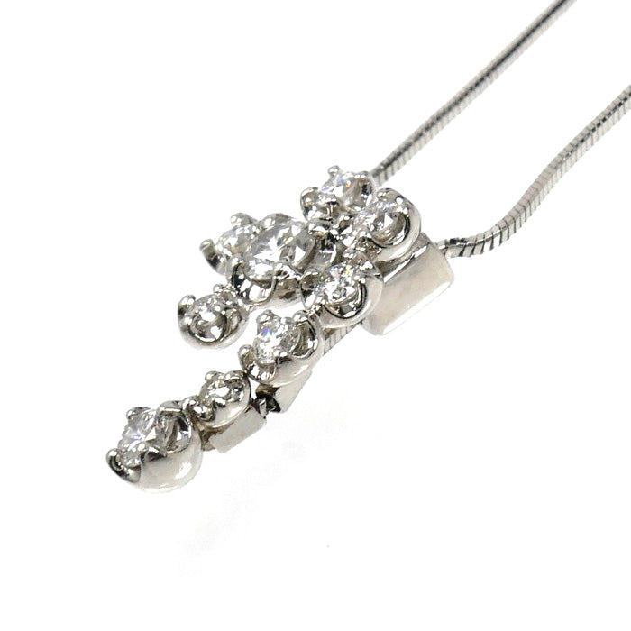 Vendome Aoyama ヴァンドーム青山 Pt950/850 ネックレス ダイヤモンド0.25ct 4.8g ～47cm レディース【中古】