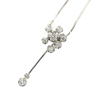 Vendome Aoyama ヴァンドーム青山 Pt950/850 ネックレス ダイヤモンド0.25ct 4.8g ～47cm レディース【中古】