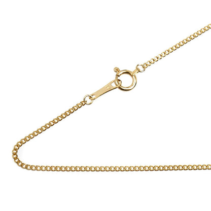 K18YG イエローゴールド ネックレス 喜平2面カット 1.0g 45cm レディース【中古】