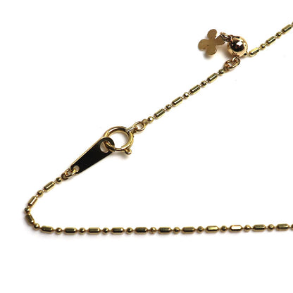 K18YG イエローゴールド ネックレス 3.7g ～50cm レディース【中古】