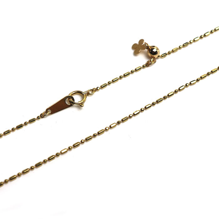 K18YG イエローゴールド ネックレス 3.7g ～50cm レディース【中古】