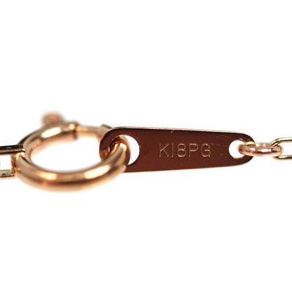 K18PG ピンクゴールド デザイン ネックレス 2.5g ～45cm フリーチェーン レディース【中古】