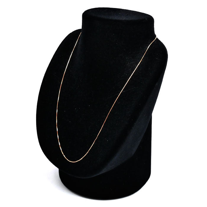 K18PG ピンクゴールド デザイン ネックレス 2.5g ～45cm フリーチェーン レディース【中古】