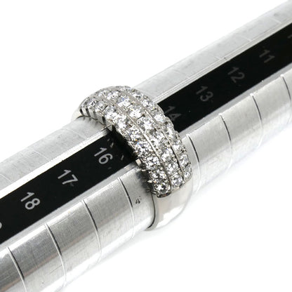Pt900プラチナ リング・指輪 ダイヤモンド0.825ct 15号 6.9g レディース【中古】【美品】