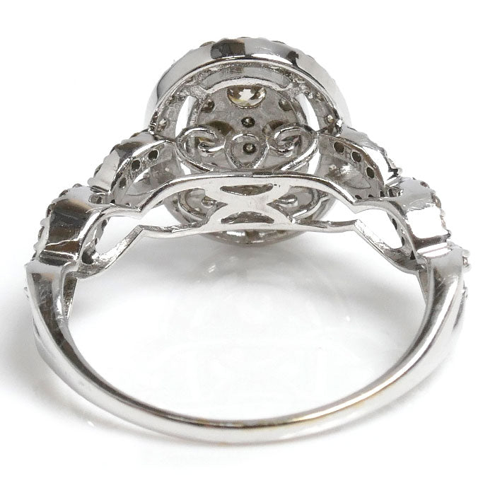K18WG ホワイトゴールド リング・指輪 ダイヤモンド1.00ct 13.5号 3.2g レディース【中古】