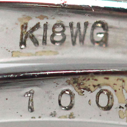 K18WG ホワイトゴールド リング・指輪 ダイヤモンド1.00ct 13.5号 3.2g レディース【中古】