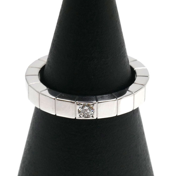 CARTIER カルティエ K18WG ホワイトゴールド ラニエール 1PD リング・指輪 ダイヤモンド 7号 47 5.6g レディース【中古】【美品】