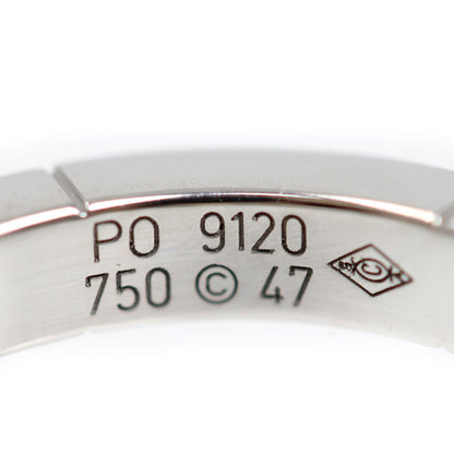CARTIER カルティエ K18WG ホワイトゴールド ラニエール 1PD リング・指輪 ダイヤモンド 7号 47 5.6g レディース【中古】【美品】