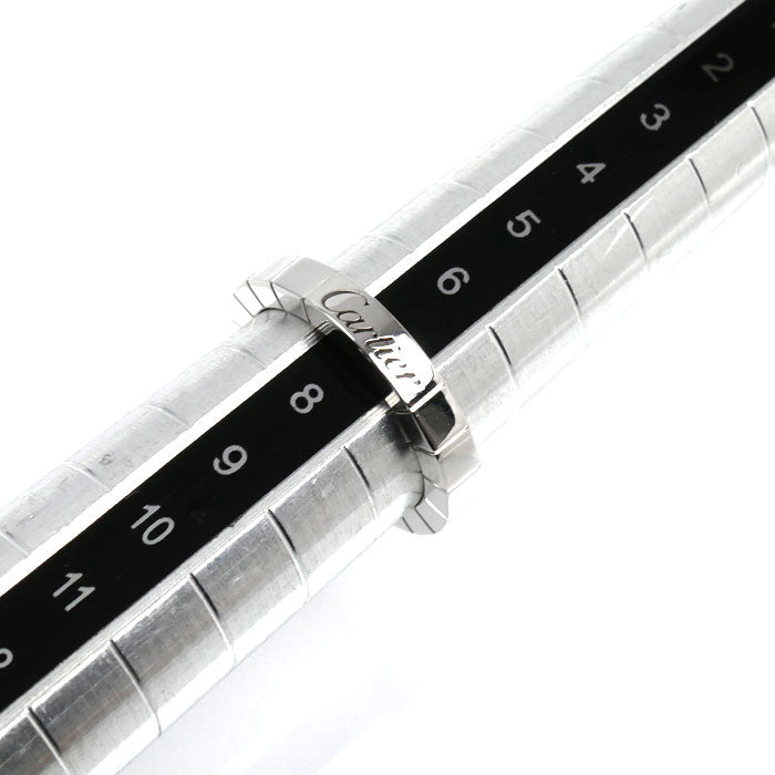 CARTIER カルティエ K18WG ホワイトゴールド ラニエール 1PD リング・指輪 ダイヤモンド 7号 47 5.6g レディース【中古】【美品】