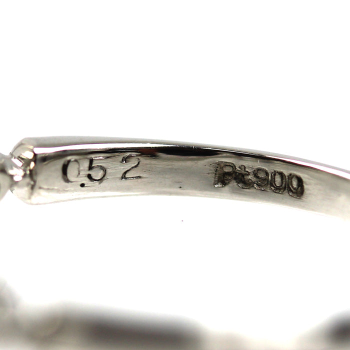 Pt900プラチナ リング・指輪 ダイヤモンド0.52ct 11号 2.7g レディース【中古】