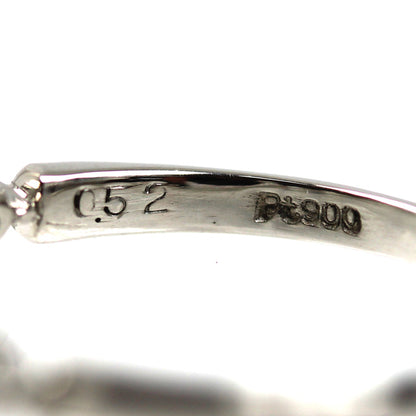 Pt900プラチナ リング・指輪 ダイヤモンド0.52ct 11号 2.7g レディース【中古】