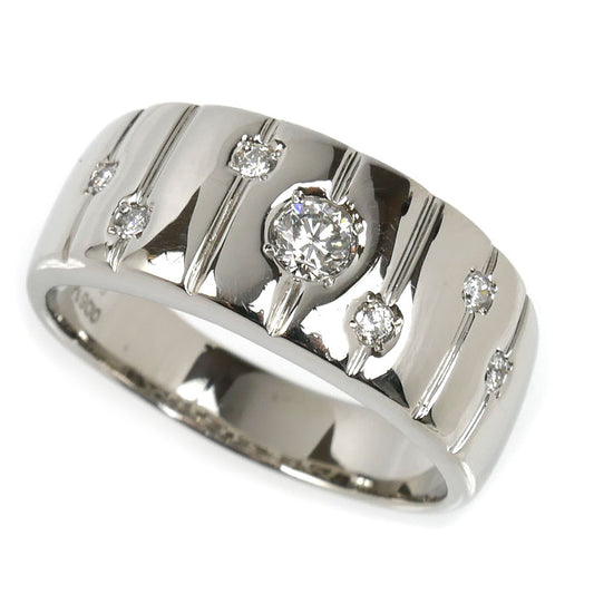 Pt900プラチナ リング・指輪 ダイヤモンド0.30ct 24号 12.1g メンズ【中古】