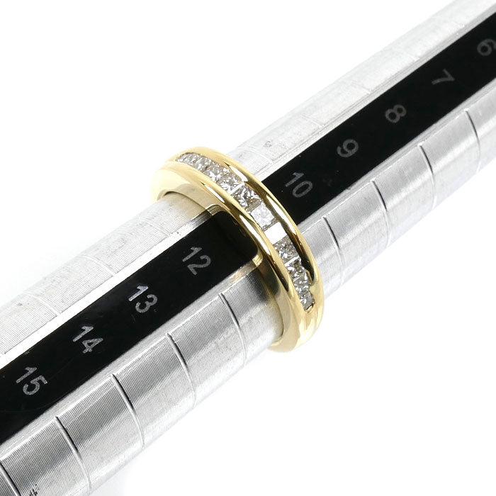 K18YG イエローゴールド リング・指輪 ダイヤモンド0.50ct 11号 4.6g レディース【中古】【美品】