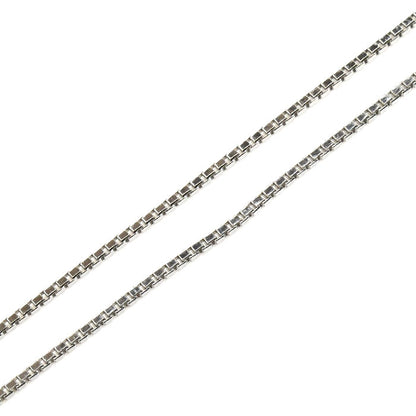 Pt850プラチナ ネックレス ベネチアン 3.8g 40cm レディース【中古】