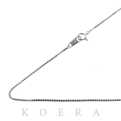Pt850プラチナ ネックレス ベネチアン 3.7g 39.5cm レディース【中古】
