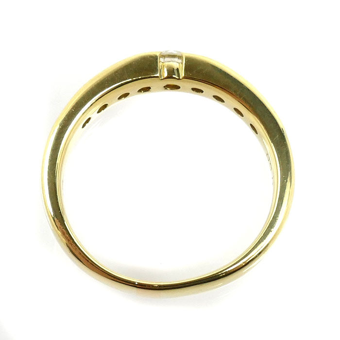 K18YG イエローゴールド リング・指輪 ダイヤモンド0.50ct 13.5号 4.9g レディース【中古】