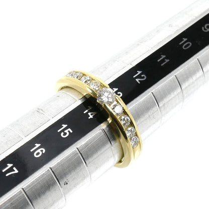 K18YG イエローゴールド リング・指輪 ダイヤモンド0.50ct 13.5号 4.9g レディース【中古】