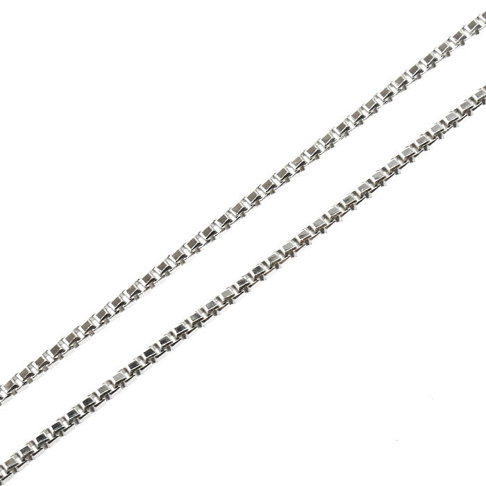 Pt850プラチナ ネックレス ベネチアン 4.0g 40cm レディース【中古】