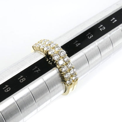 K18YG イエローゴールド リング・指輪 ダイヤモンド1.03ct 15.5号 4.0g レディース【中古】