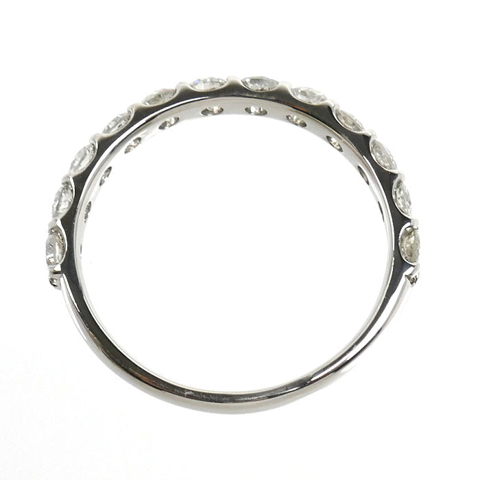 Pt900プラチナ ハーフエタニティ リング・指輪 ダイヤモンド1.002ct 14号 3.1g レディース【中古】