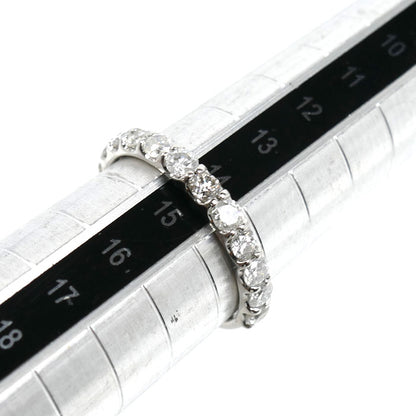 Pt900プラチナ ハーフエタニティ リング・指輪 ダイヤモンド1.002ct 14号 3.1g レディース【中古】