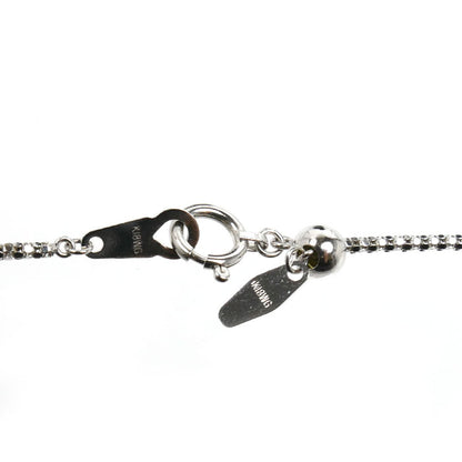 K18WG ホワイトゴールド ネックレス ベネチアン 3.4g ～50cm フリーチェーン レディース【中古】