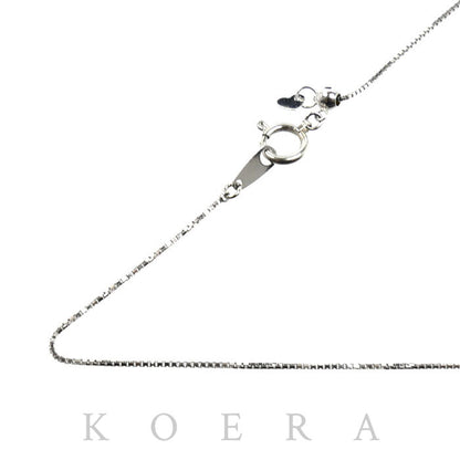 Pt850プラチナ ネックレス ベネチアン 2.3g ～46cm フリーチェーン レディース【中古】