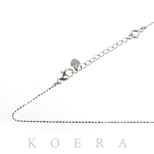 Samantha Tiara サマンサティアラ K18WG ホワイトゴールド ネックレス 2.1g 41cm シリンダー レディース【中古】